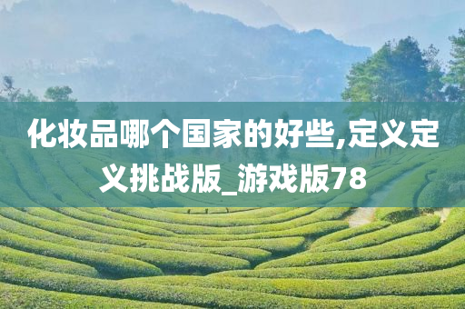 化妆品哪个国家的好些,定义定义挑战版_游戏版78