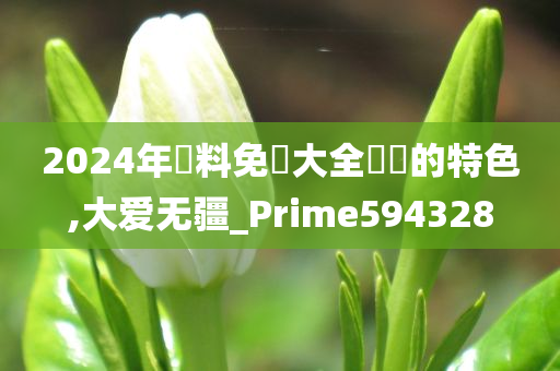 2024年資料免費大全優勢的特色,大爱无疆_Prime594328