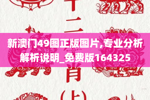 新澳门49图正版图片,专业分析解析说明_免费版164325