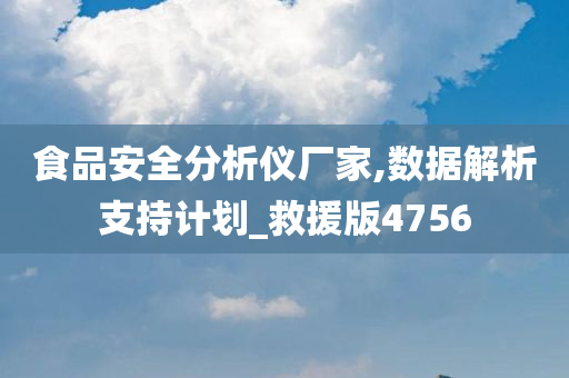 食品安全分析仪厂家,数据解析支持计划_救援版4756