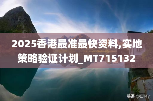 2025香港最准最快资料,实地策略验证计划_MT715132