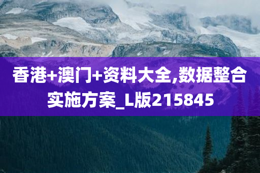 香港+澳门+资料大全,数据整合实施方案_L版215845