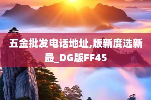 五金批发电话地址,版新度选新最_DG版FF45
