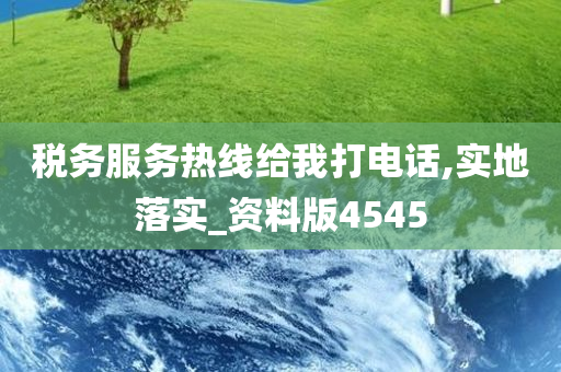 税务服务热线给我打电话,实地落实_资料版4545