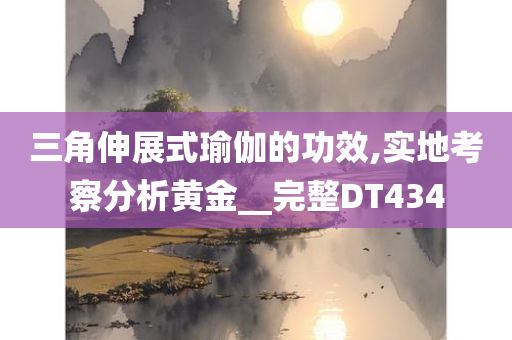 三角伸展式瑜伽的功效,实地考察分析黄金__完整DT434