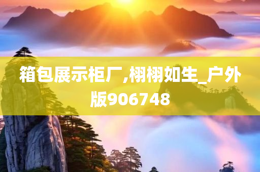 箱包展示柜厂,栩栩如生_户外版906748