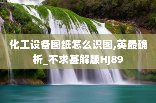 化工设备图纸怎么识图,英最确析_不求甚解版HJ89
