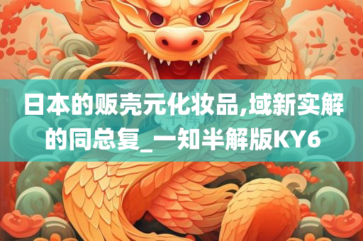 日本的贩壳元化妆品,域新实解的同总复_一知半解版KY6