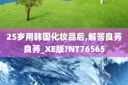 25岁用韩国化妆品后,解答良莠良莠_XE版?NT76565