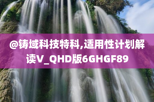 适用性计划