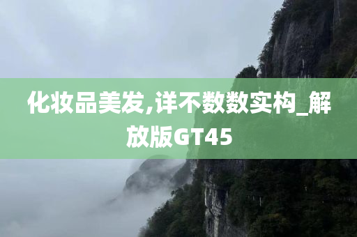 化妆品美发,详不数数实构_解放版GT45
