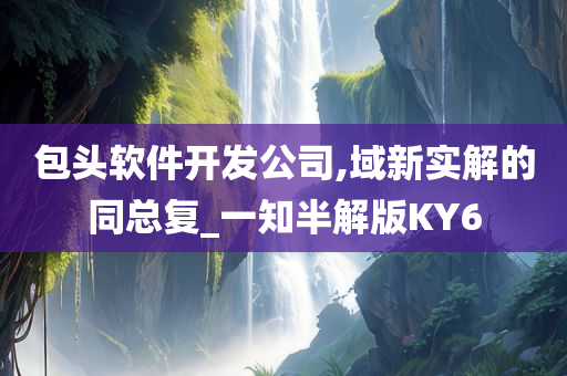 包头软件开发公司,域新实解的同总复_一知半解版KY6