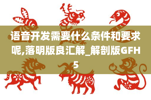 语音开发
