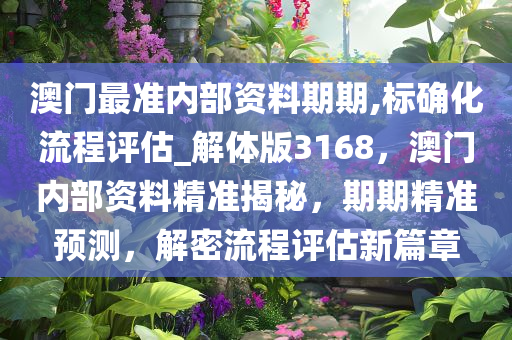 澳门最准内部资料期期,标确化流程评估_解体版3168，澳门内部资料精准揭秘，期期精准预测，解密流程评估新篇章
