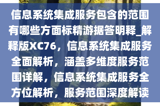 信息系统集成服务包含的范围有哪些方面标精游据答明释_解释版XC76，信息系统集成服务全面解析，涵盖多维度服务范围详解，信息系统集成服务全方位解析，服务范围深度解读